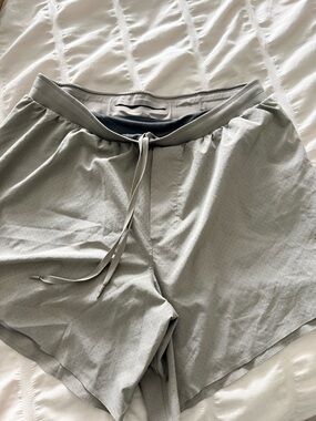 lululemon athletica Light khaki men’s  Athletic Drawstring Shorts